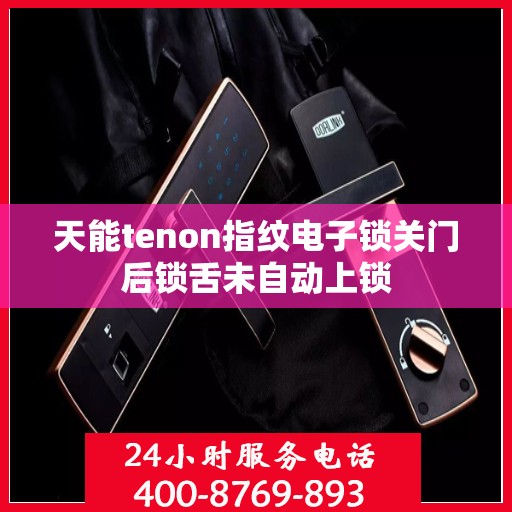 天能tenon指纹电子锁关门后锁舌未自动上锁