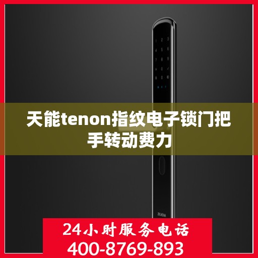 天能tenon指纹电子锁门把手转动费力