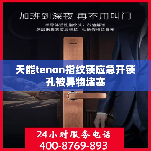 天能tenon指纹锁应急开锁孔被异物堵塞