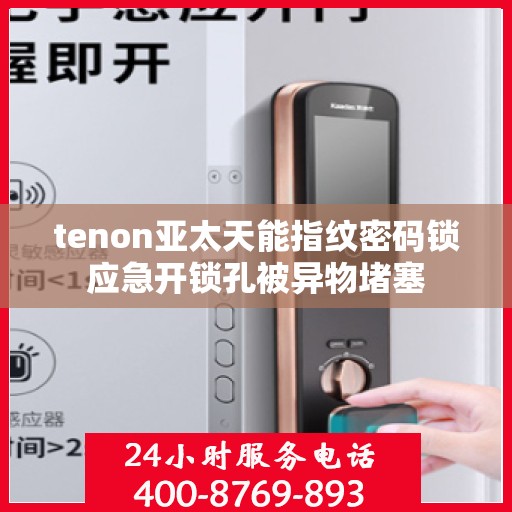 tenon亚太天能指纹密码锁应急开锁孔被异物堵塞