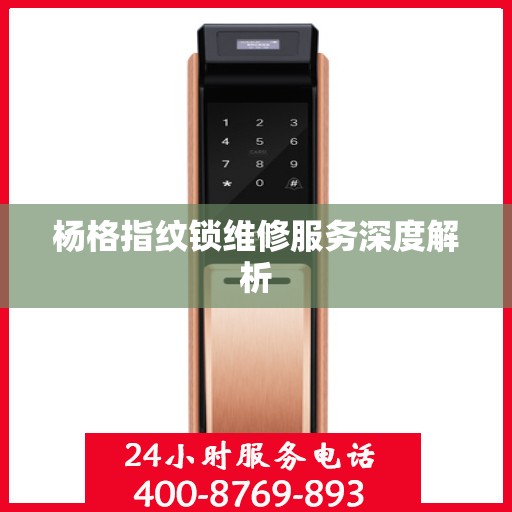 杨格指纹锁维修服务深度解析