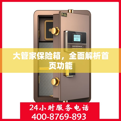 大管家保险箱，全面解析首页功能